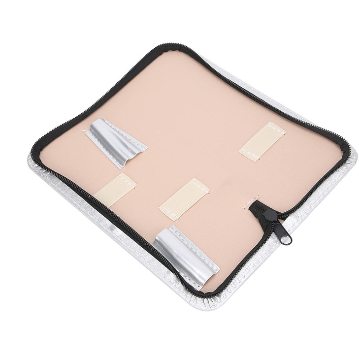 Large Hair Stylist Scissor Holder Pouch Cases for Hairdressers PU Leather Scissors Pouch Barber Shears Holder Portable S