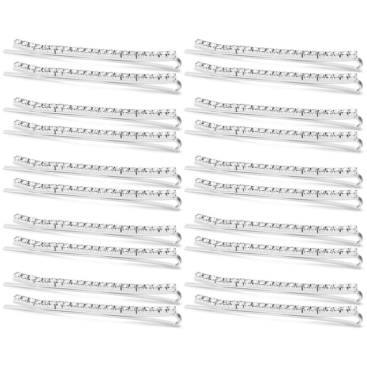 Ondder Gold Crystal Rhinestone Hair Pins for Women Decorative Bridal Pins for Wedding Hairstyles and Buns 20 Pcs