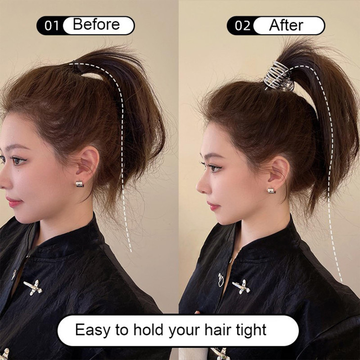 mdgfge Metal Hair Claw Clips Small Shark Hair Barrettes Ponytail Buckle Hair Clip Nonslip High Ponytail Holder Decorativ