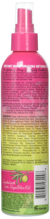 African Pride Dream Kids Olive Miracle Instant Moisture Detangler Restores Natural Coils Curls Adds Moisture Controls Fr