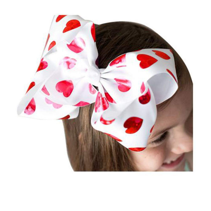Hair Clips Boutique Hair Bows Alligator Clip for Women Girl Hairpin 6 Inch Large Cheer Bow Clip Handmade Bowknot Barrett
