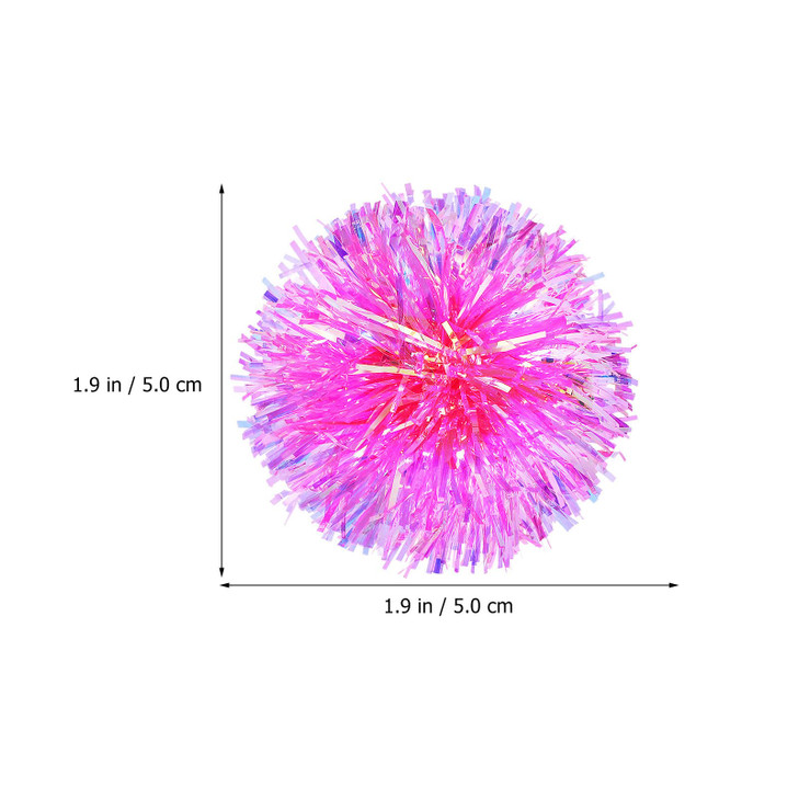 Beaupretty Hair Clips 6 Pieces Colorful Hair Clips with Fuzzy Pom Pom for Teens Women Girls
