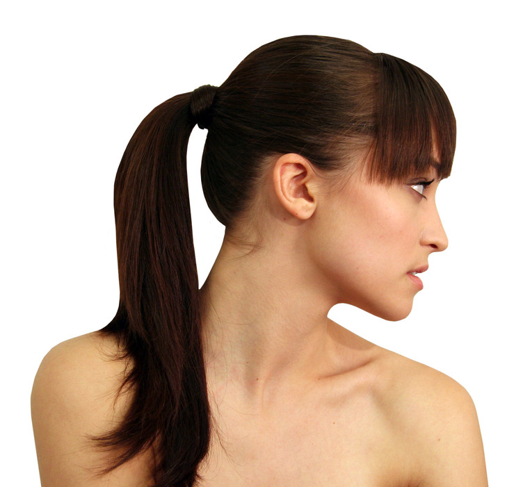 Tonytail Ponytail Wrap Hair Accessory Synthetic Wig Hair on Elastic Rubber Band Hair Wrapped Look Ponytail Cuff for Wome