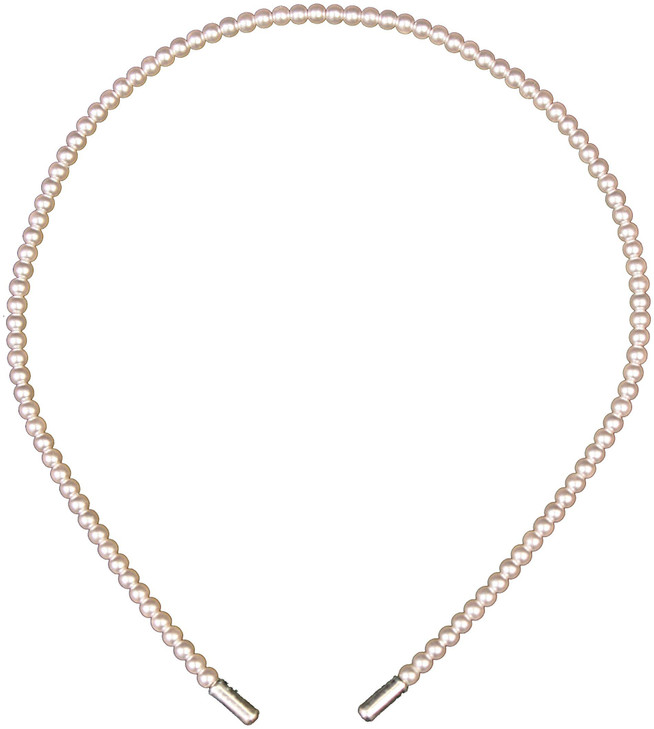 Caravan Classic Small Faux Pearls On A Soft Spring Headband