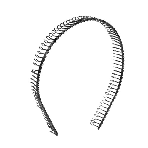Healifty Wide Teeth Comb Hairband for Women Lightweight Hard Material Headband with 80 Long Teeth Ideal for Spa Face Was
