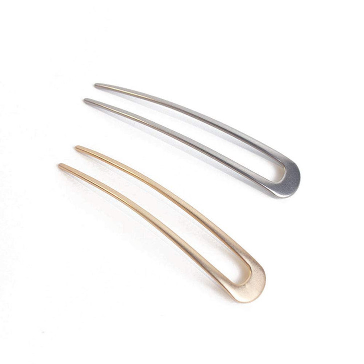 Suoirblss 2PCS UShaped Plug Hair Fork Hair Clips Stick Pin Hairpins Hair Comb Hair Fork Beauty Tools Hair Accessories fo