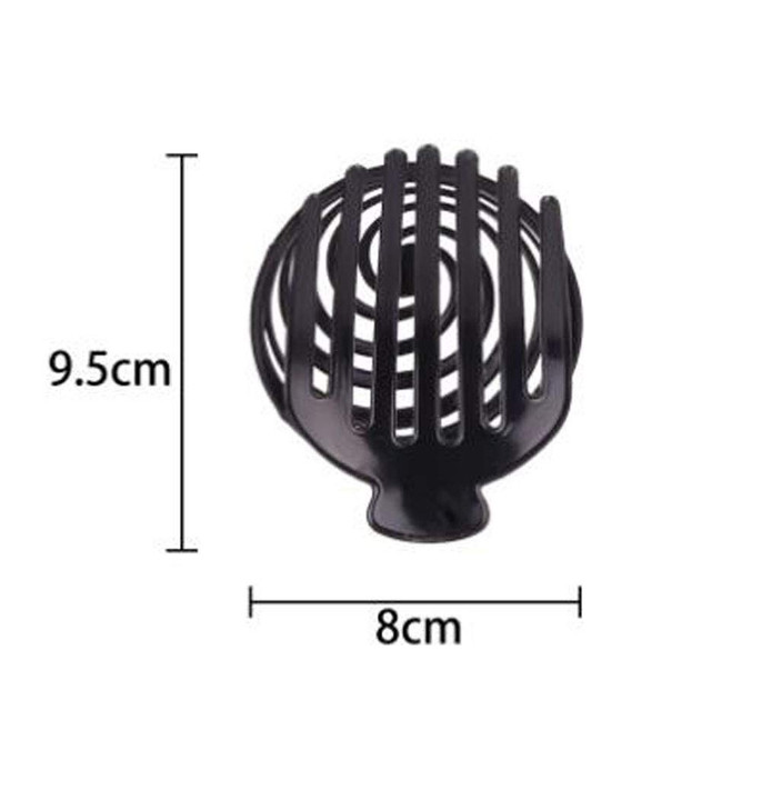 2PCS Bun Cover Hair Holder Wig Accessories Women Shell Dome Plastic Hair Clips Girls Beauty Accessory Can Be Used as a B