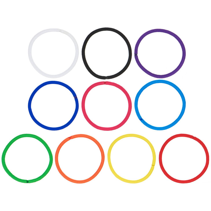 Expressions 216Piece Hair Ties 4mm Bright Colors Value Pack No Metal Ponytail Holders For Thick Curly and All Hair Types