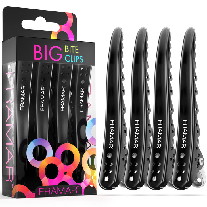 Framar Black Hair Clips Metal Professional Hair Clip For Styling Hair Clips For Women Styling Metal Clips For Hair Extra