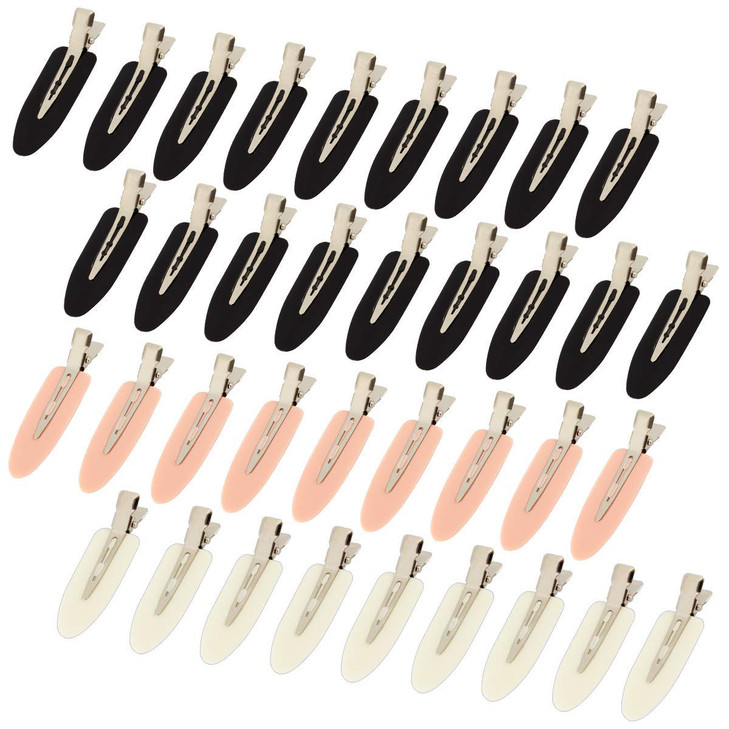 36Pcs No Bend No Crease Hair Clips Styling Duck Bill Clips Alligator Hair Barrettes for Styling Sectioning Small Gifts f