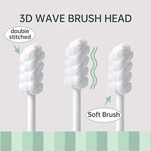 Camiee 48PCS Toothbrush  Disposable Newborn Tongue Cleaner & Gum Cleaning Gauze, Oral Hygiene Care for 0-36 Months Baby (1 Pack) online at globaldelivered