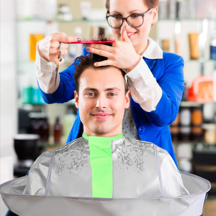woniutch Hair Cutting Capes Umbrella for Adults Barber Cape Cloak Cape for Home and Salon Use Keep Hair Off Clothes and