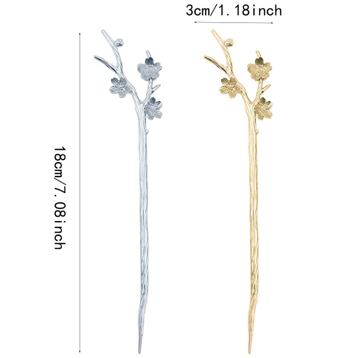 Jaczora 6 PCS Metal Hair Sticks Sword Hair Sticks Vintage Hair Pins Chinese Women Hair Chopsticks Pins Retro Vintage Dec