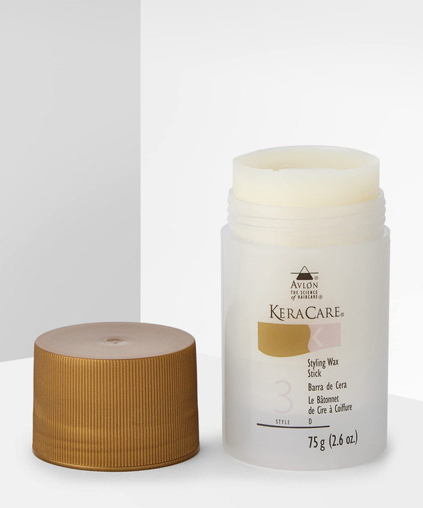 KeraCare Hair Wax Stick 26 oz For Slick Back Buns and Slick Back Ponytails Flyaway Hair Tamer Frizz Control with Castor