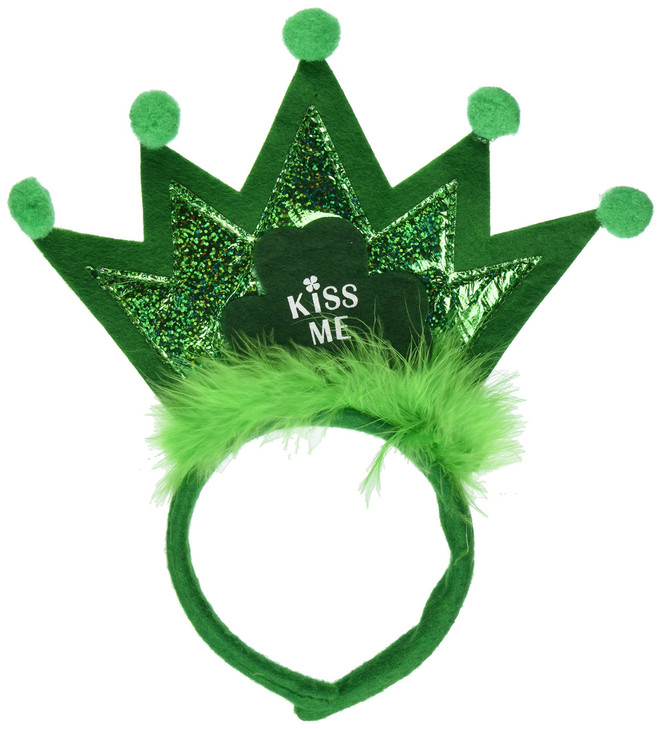 Shamrock Tiara Headband Party Accessory 1 count 1Pkg