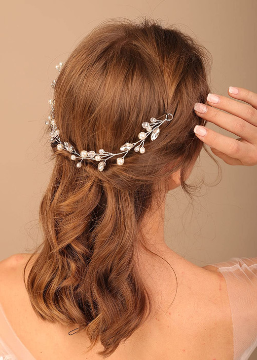 Denifery Wedding Hair Vine Accessory Bridal Headpiece for Bride and Bridesmaids