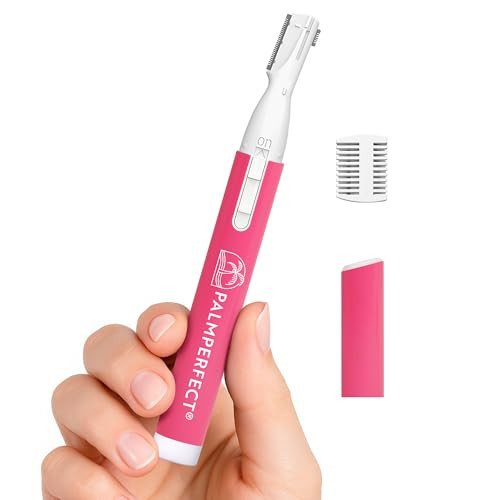 Facial Hair Trimmer for Women Facial Hair Removal Womens Shaver for Upper Lip Chin Eyebrow Compact Dual Blade Electric R