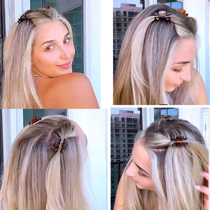 Camila Paris CP222 French Hair Clip for Women 15 inch Set of 2 Tortoise Girls Hair Claw Clips Jaw Fashion Durable Stylin