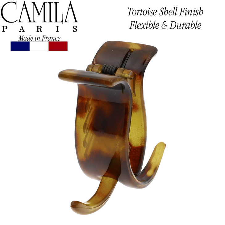 Camila Paris CP1432 French Hair Clip for Women Tokyo 3 Teeth Ponytail Holder Girls Hair Claw Clips Jaw Fashion Durable S