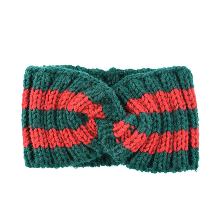 Yili Maizi Chunky Knit Headbands Braided Winter Headbands Ear Warmers Crochet Head Wraps Elastic Hair Band for Women
