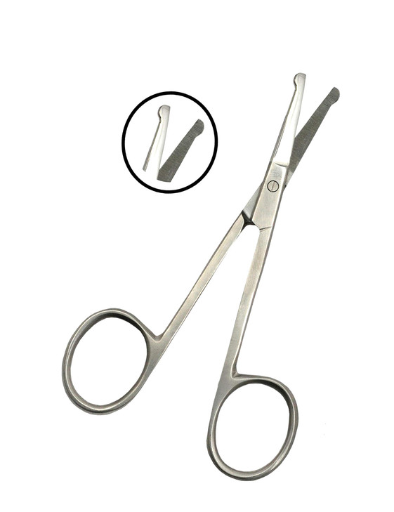 Baby Nail Trimmer with Round Tip Safety Blunt Stainless Steel Scissors for Newborn Children Infant Baby Shears