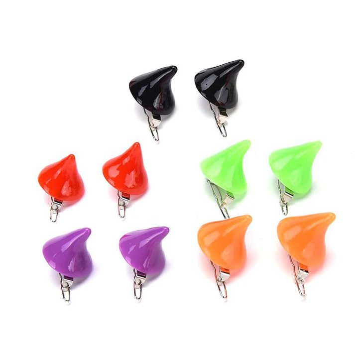 10Pcs 5 Pair Devil Horn Hair Clips Barrette Horror Gothic Halloween Cosplay Costume Party Accessories Small Demon OX Hor