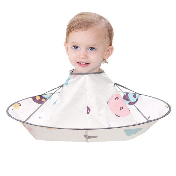 Aethland Kids Haircut Cape Hair Cutting Cape Barber Cape Waterproof Foldable Umbrella Hair Catch Haircut Cape Kids Hair