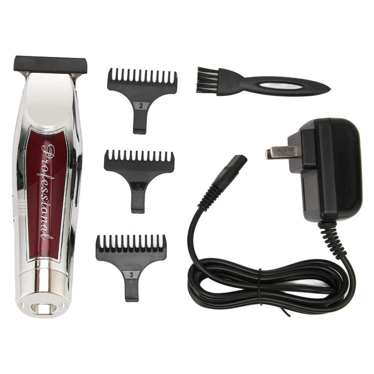 Cordless Electric Hair Clipper Stainless Steel USB Charging Ergonomic Handle Electric Hair Trimmer for Barbers Men Women