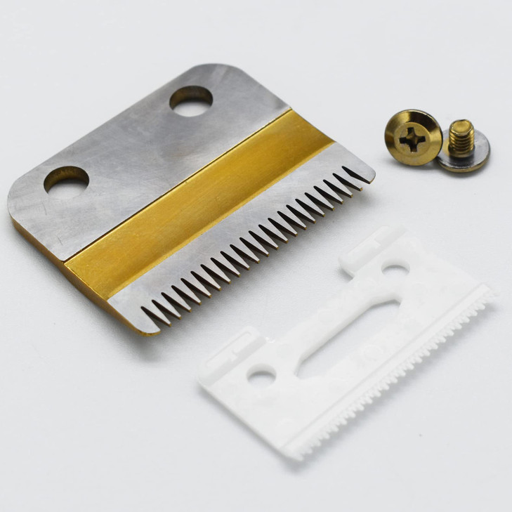Professional 2Hole Stagger Tooth Replacement Blades Set 2161 Compatible with Wahl 5 Star Series Cordless Magic Clip Hair