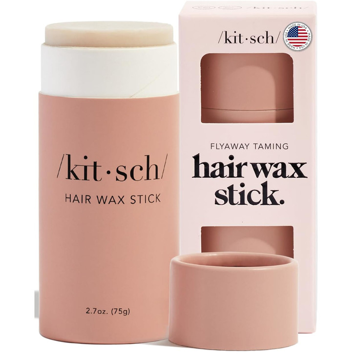 Kitsch Hair Wax Stick for Women Men AntiFrizz and Fly Away Hair Tamer No Residue Hair Finishing Stick All Day Hold Styli
