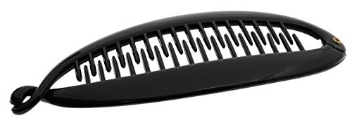 France Luxe Banana Clip Black