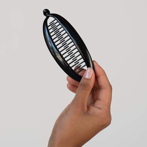 France Luxe Banana Clip Black