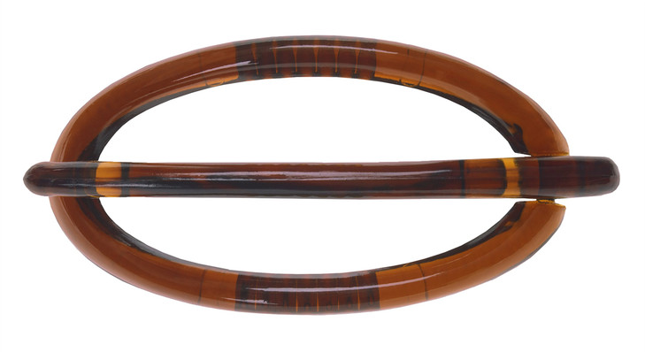 L Erickson Cutout Over Under Slide Barrette Tortoise