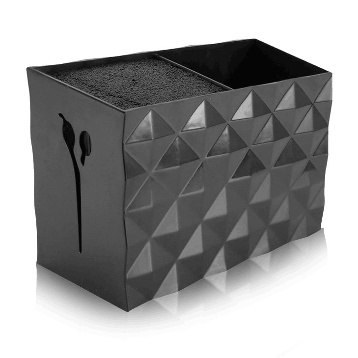JIAKAI Professional Salon Scissors Box for Stylist Scissors Rack Holder Case Hairdressing Combs Clips Storage Box Black