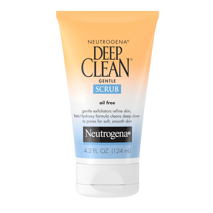Neutrogena Deep Clean Gentle Daily Facial Scrub, Oil-Free Cleanser 4.2 fl. Oz online at globaldelivered