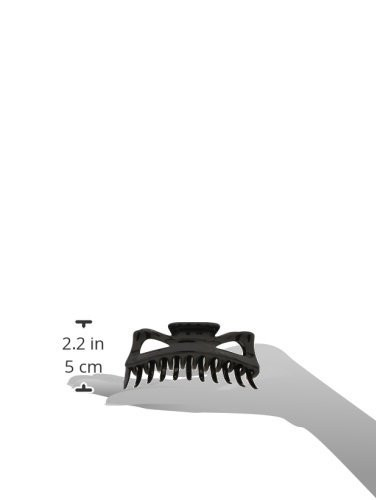 Caravan Jumbo Hair Claw in Black Color of Celluloid Acetate