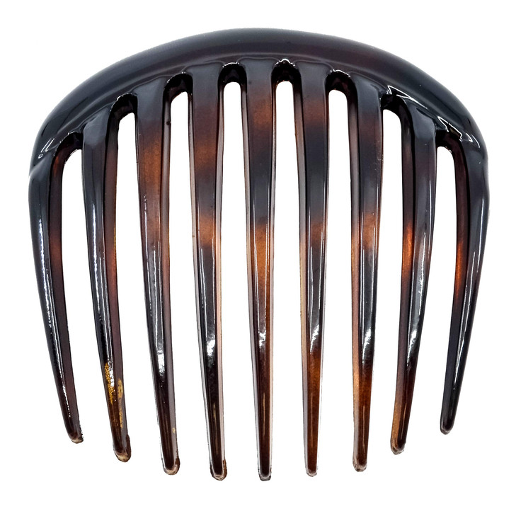 Camila Paris CP2431 French Hair Side Comb Small Rounded Tortoise Shell French Twist Hair Combs Strong Hold Hair Clips fo