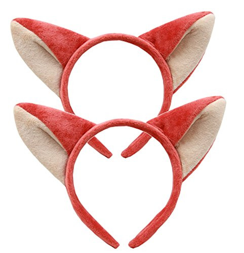 Sheliky Headband Fox Ear Headbands Halloween Dress Up Headdress Birthday Cosplay Costume Hair Accessory for Women 01