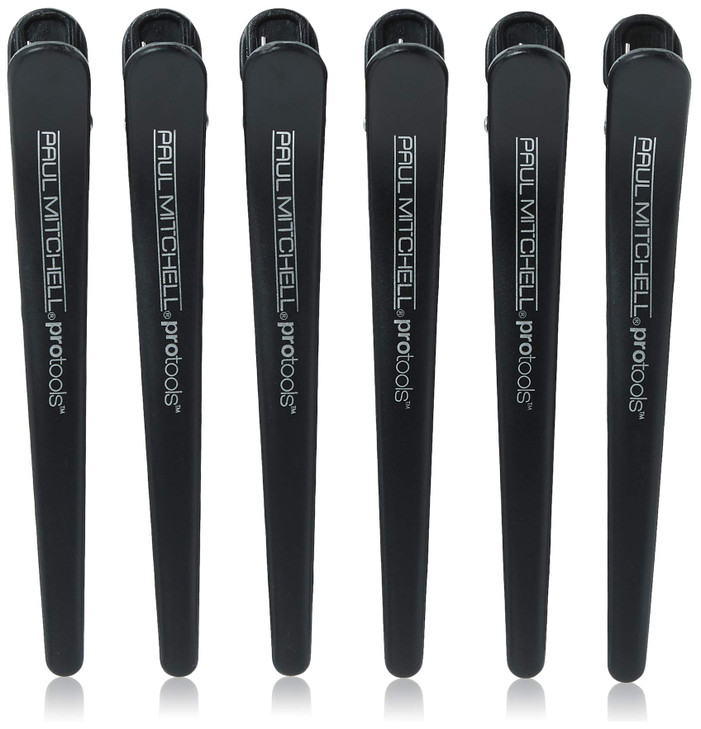 Paul Mitchell Pro Tools Sectioning Hair Clips Set Set of 6 SlipFree No Crease Design For Hair Styling Hair Coloring All