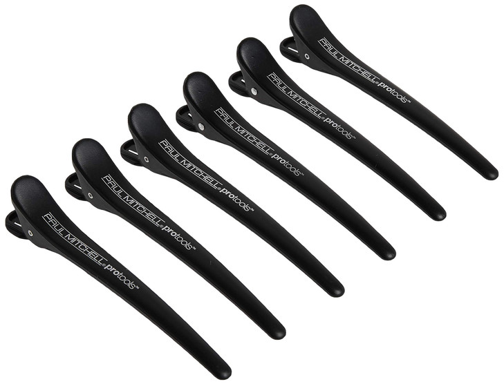 Paul Mitchell Pro Tools Sectioning Hair Clips Set Set of 6 SlipFree No Crease Design For Hair Styling Hair Coloring All