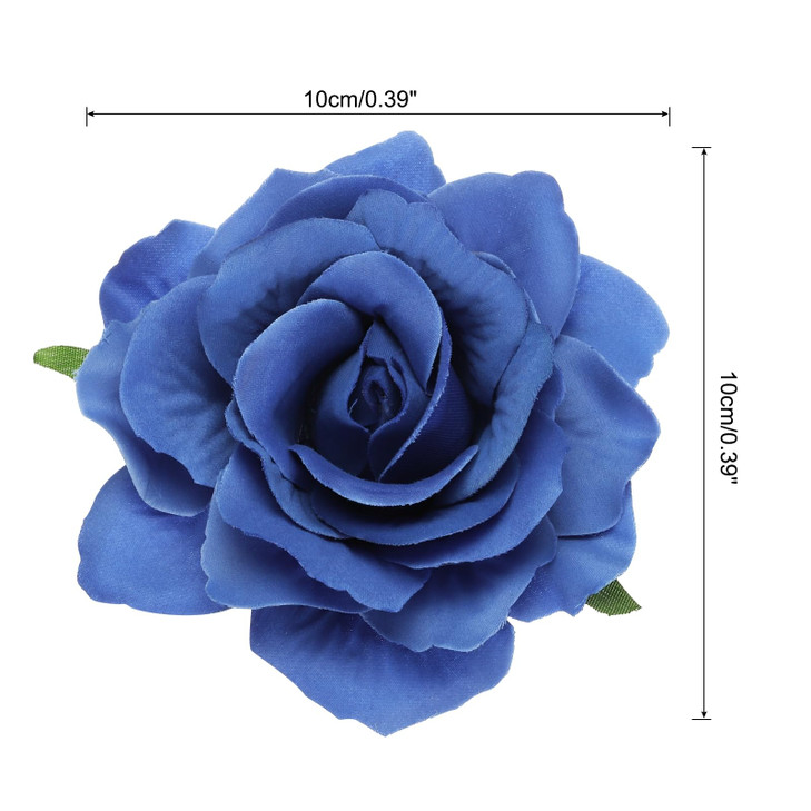 MECCANIXITY Set of 30 Rose Flower Hair Clips 4 Inch Flower Hair Pins Flower Brooch for Women Hair Accessories
