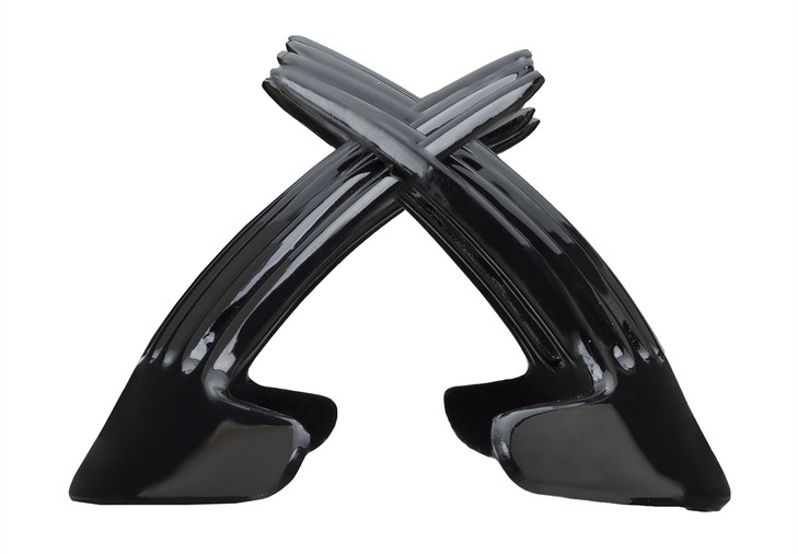 France Luxe Belle Interlocking Comb Pair Black