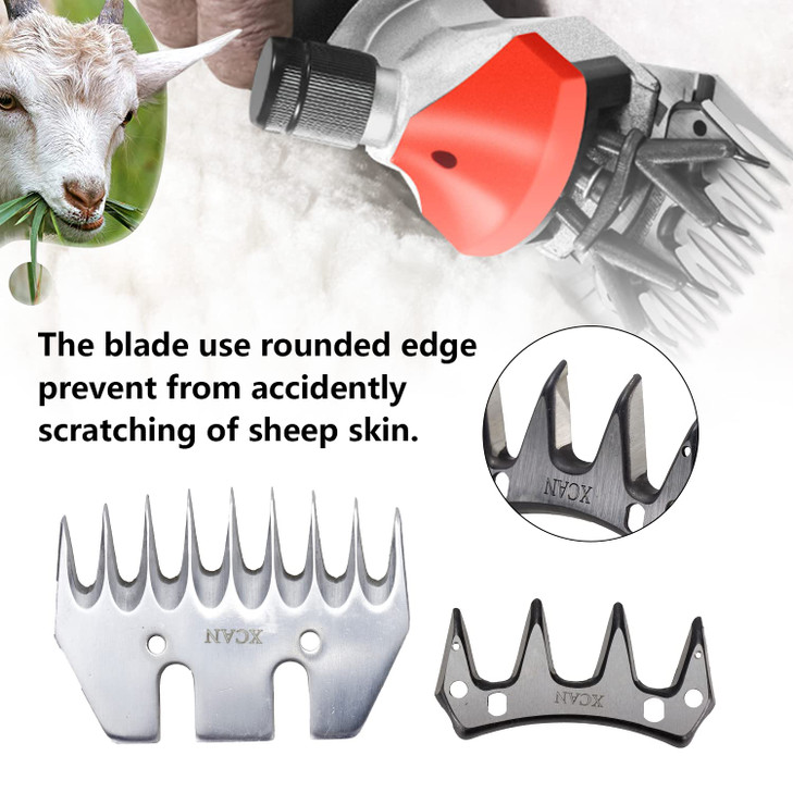 Xuchuan 9T Sheep Shearing Replaceable Blades Clipper Straight Tooth Blade