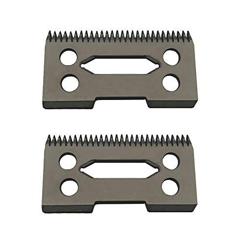 Professional StaggerTooth Clipper Replacement ceramic Blades 2Hole 2161 Compatible with 5 Star Senior Cordless Wahl Magi