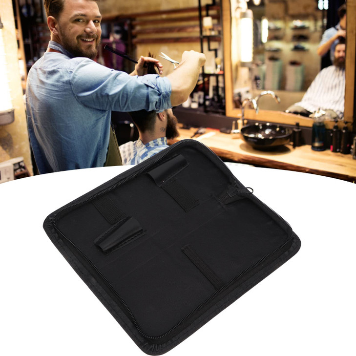 Hair Scissors Pouch Set for Barbers 3Piece Lightweight Tool Case with Large Capacity Portable Scissors Holder for Salon