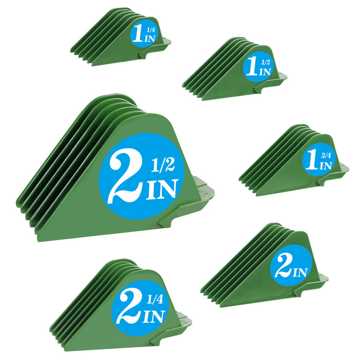 Clipper Guards Compatible with Wahl 10 12 14 16 18 20 Hair Clipper Guards 6pcs Extra Long Clipper Guard Attachments 25 I