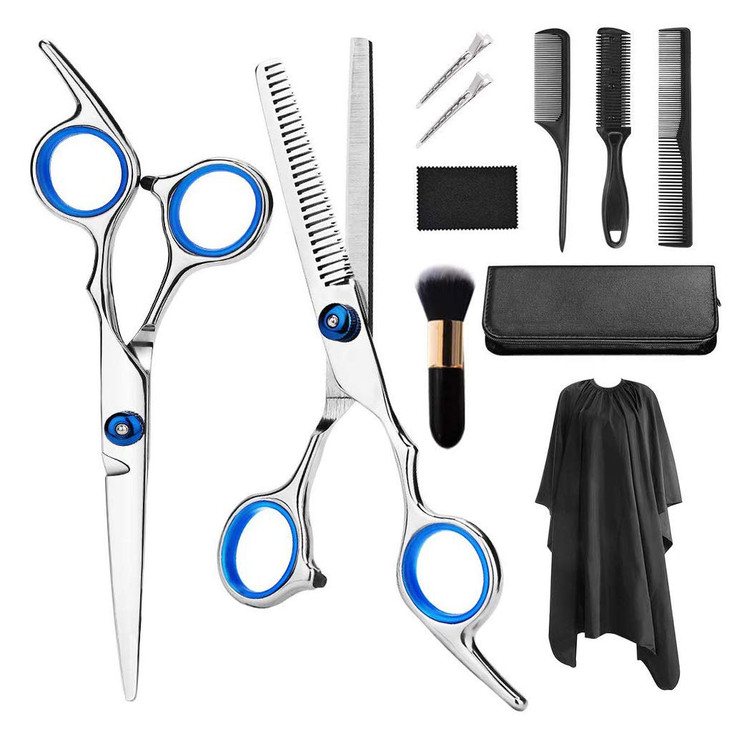 Hair Cutting Scissors Haircut Scissors Kit Thinning Shears Kit for Home Barber Salon