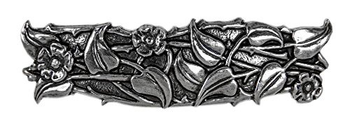 Periwinkle Hair Clip Hand Crafted Metal Barrette Made in the USA with a Medium 70mm Clip by Oberon Design
