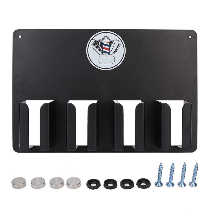 ANGGREK Hairdressing Tool Storage Electric Hair Clipper Storage Rack WallMounted Hair Cutter Brush Holder Stand Clipper