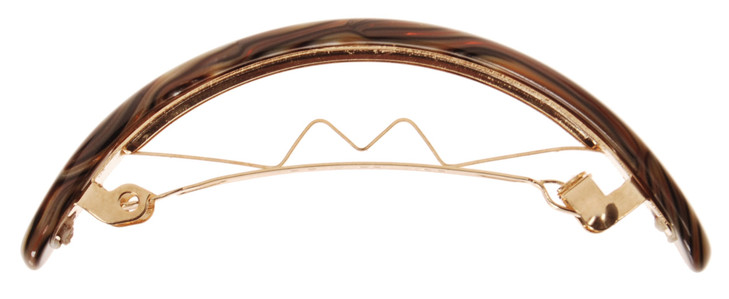 France Luxe Skinny Mini Volume Barrette Onyx